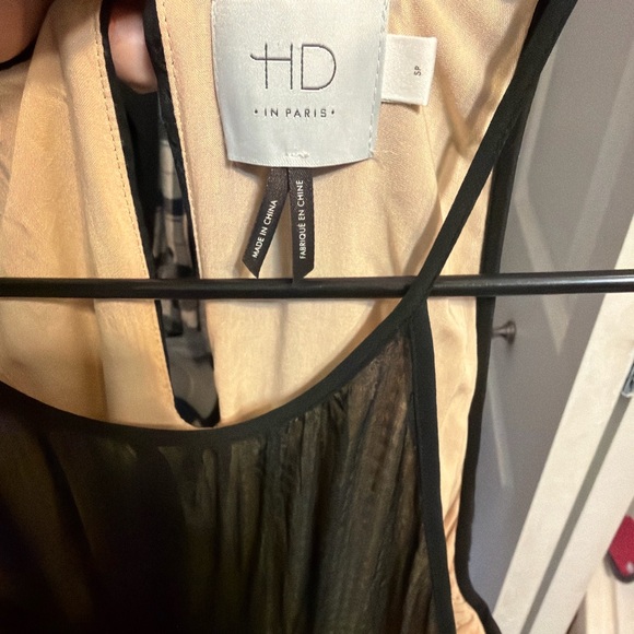 NWOT Anthropologie HD in Paris Villanella Black Tiered Lace Maxi Dress Small - Picture 5 of 6